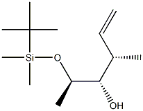 (2R,3S,4S)-2-(tert-Butyldimethylsiloxy)-4-methyl-5-hexene-3-ol Struktur