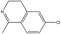 6-Chloro-1-methyl-3,4-dihydroisoquinoline Struktur