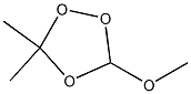 3-Methoxy-5,5-dimethyl-1,2,4-trioxolane Struktur