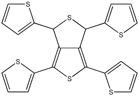 1,3,4,6-Tetra(2-thienyl)-1H,3H-thieno[3,4-c]thiophene Struktur