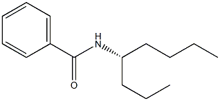 (+)-N-[(S)-1-Propylpentyl]benzamide Struktur