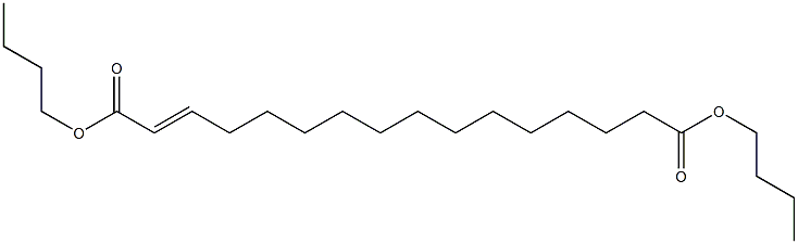 2-Hexadecenedioic acid dibutyl ester Struktur