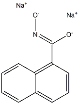 1-Naphthalenecarbohydroximic acid sodium salt Struktur