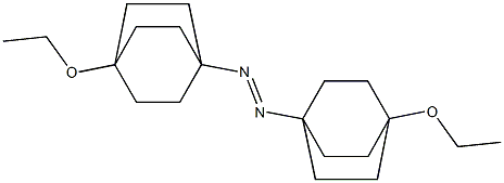 1,1'-[(E)-Azo]bis[4-ethoxybicyclo[2.2.2]octane] Struktur