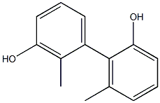 2',6-Dimethyl-1,1'-biphenyl-2,3'-diol Struktur