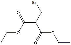 (Bromomethyl)malonic acid diethyl ester Struktur