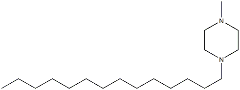 1-Tetradecyl-4-methylpiperazine Struktur