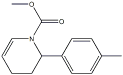 2-(p-Tolyl)-1,2,3,4-tetrahydropyridine-1-carboxylic acid methyl ester Struktur