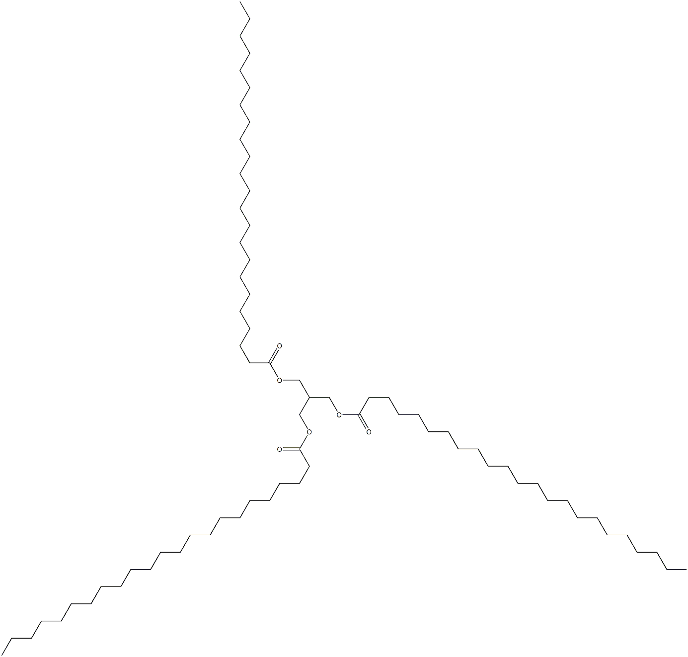 2-[(1-Oxotricosyloxy)methyl]-1,3-propanediol ditricosanoate Struktur