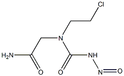 N2-(2-Chloroethyl)-N2-(nitrosocarbamoyl)glycinamide Struktur