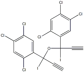 2,4,5-Trichlorophenyl(1-iodopropargyl) ether Struktur