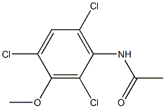 2'-Chloro-3'-methoxy-4'-chloro-6'-chloroacetanilide Struktur