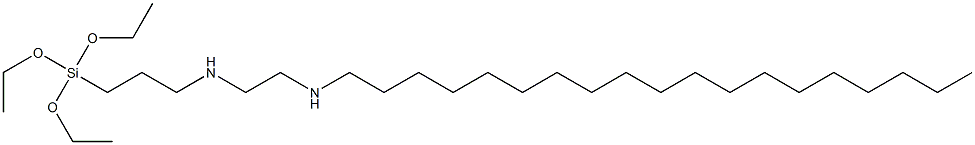 3-(Triethoxysilyl)-N-[2-(nonadecylamino)ethyl]propan-1-amine Struktur