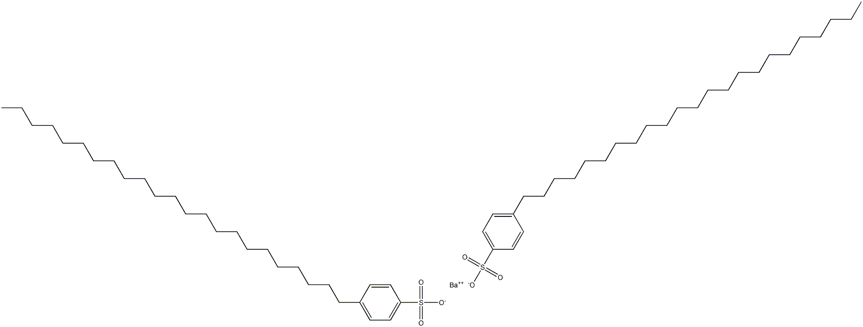 Bis(4-tricosylbenzenesulfonic acid)barium salt Struktur