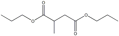 2-Methylbutanedioic acid dipropyl ester Struktur