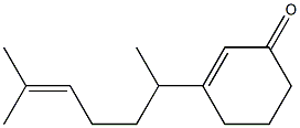 1-(2-Methyl-2-hepten-6-yl)-1-cyclohexen-3-one Struktur