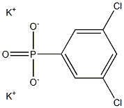 3,5-Dichlorophenylphosphonic acid dipotassium salt Struktur