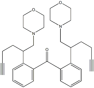 1-(Morpholinomethyl)-4-pentynylphenyl ketone Struktur