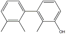 2-Methyl-3-(2,3-dimethylphenyl)phenol Struktur