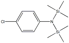 4-Chloro-N,N-bis(trimethylsilyl)aniline Struktur