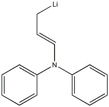 3-(Diphenylamino)-2-propen-1-yllithium Struktur