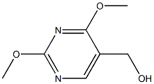 2,4-Dimethoxypyrimidine-5-methanol Struktur