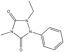 1-Ethyl-4-methyl-2-phenyl-1,2,4-triazolidine-3,5-dione Struktur