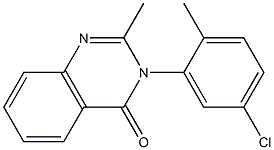 3-(5-Chloro-2-methylphenyl)-2-methylquinazolin-4(3H)-one Struktur