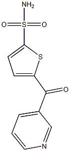 5-[(Pyridin-3-yl)carbonyl]thiophene-2-sulfonamide Struktur