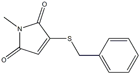 3-Benzylthio-1-methyl-1H-pyrrole-2,5-dione Struktur