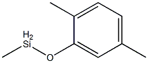 Methyl(2,5-dimethylphenoxy)silane Struktur