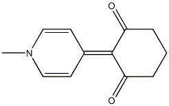 2-[(1-Methyl-1,4-dihydropyridine)-4-ylidene]-1,3-cyclohexadione Struktur