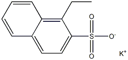 1-Ethyl-2-naphthalenesulfonic acid potassium salt Struktur