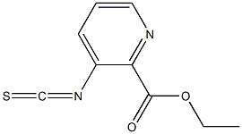 3-Isothiocyanatopyridine-2-carboxylic acid ethyl ester Struktur