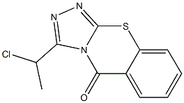 3-(1-Chloroethyl)-5H-1,2,4-triazolo[3,4-b][1,3]benzothiazin-5-one Struktur