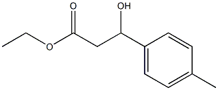 3-(4-Methylphenyl)-3-hydroxypropionic acid ethyl ester Struktur