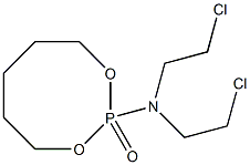 2-[Bis(2-chloroethyl)amino]-1,3,2-dioxaphosphocane 2-oxide Struktur