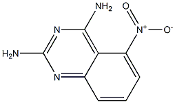 2,4-Diamino-5-nitro-quinazoline Struktur