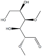 2-O,4-O-Dimethyl-D-glucose Struktur