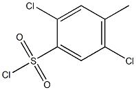 2,5-Dichloro-4-methylbenzenesulfonyl chloride Struktur