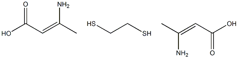 1,2-Ethanedithiol bis(3-aminocrotonate) Struktur