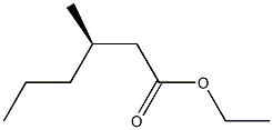 [R,(+)]-3-Methylhexanoic acid ethyl ester Struktur