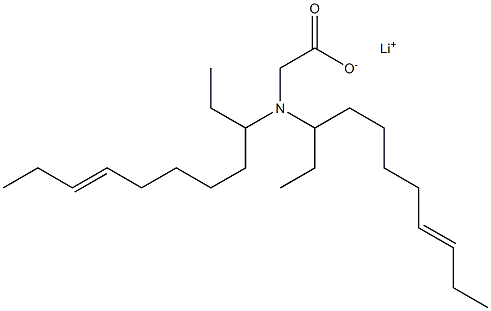 N,N-Di(8-undecen-3-yl)glycine lithium salt Struktur