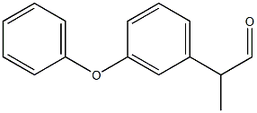 m-Phenoxyhydratropaldehyde Struktur