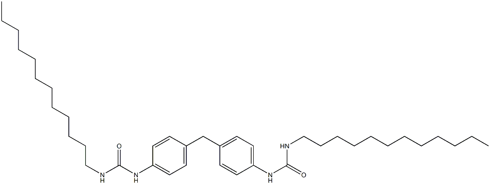 1,1'-[Methylenebis(4,1-phenylene)]bis(3-dodecylurea) Struktur