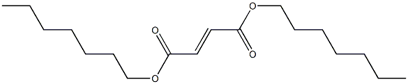 Fumaric acid diheptyl ester Struktur