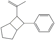 6-(1-Methylethenyl)-7-phenylbicyclo[3.2.0]heptane Struktur