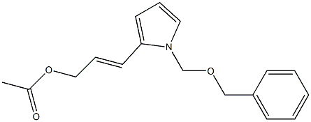 1-(Benzyloxymethyl)-2-(3-acetoxy-1-propenyl)-1H-pyrrole Struktur