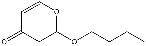 2-Butoxy-2,3-dihydro-4H-pyran-4-one Struktur