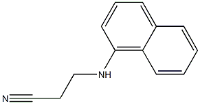 3-(1-Naphtylamino)propanenitrile Struktur